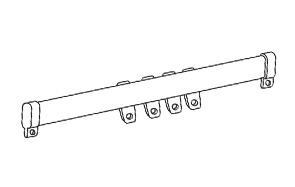 CURTAIN S/TRACK 4.0M