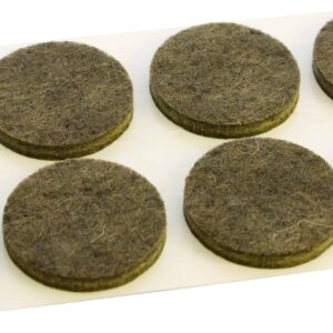 ADH.FELT PADS RND BRN 35MM P4