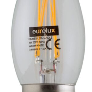LED FILAMENT CANDLE DIM 4W ES