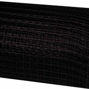 NET GARDEN SQ 25MM BLACK PER METER