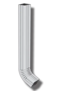 GUTTER D/PIPE 100X75MM X2,7M +SHOE