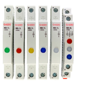 DIN RAIL LED INDICATOR GREEN