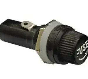 FUSE HOLDER PANEL MOUNT 15MM