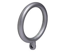 CURTAIN RINGS 40MM O/D ABS S/CHR 10'S