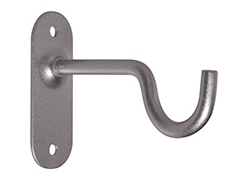 CURTAIN BRACKET SINGLE HOOK 25MM 110MM S/CHR