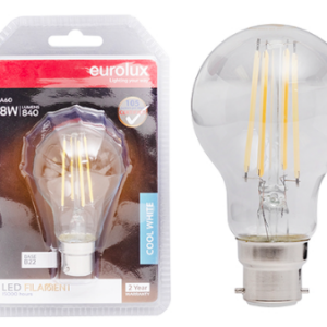 LED FILAMENT 8W BC A60 CW
