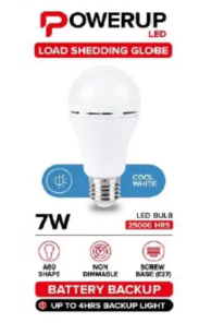 LED RECHARGEABLE A60 LAMP E27 CW
