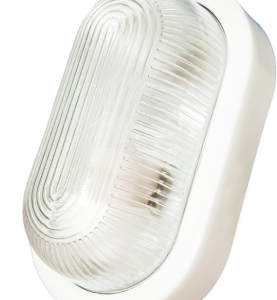 BULKHEAD GLASS OVAL WHITE SMALL POWERUP