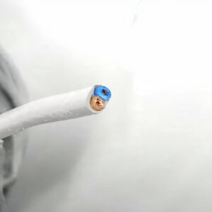 FLAT MAINS 2 CORE 10MT .75MM WHITE